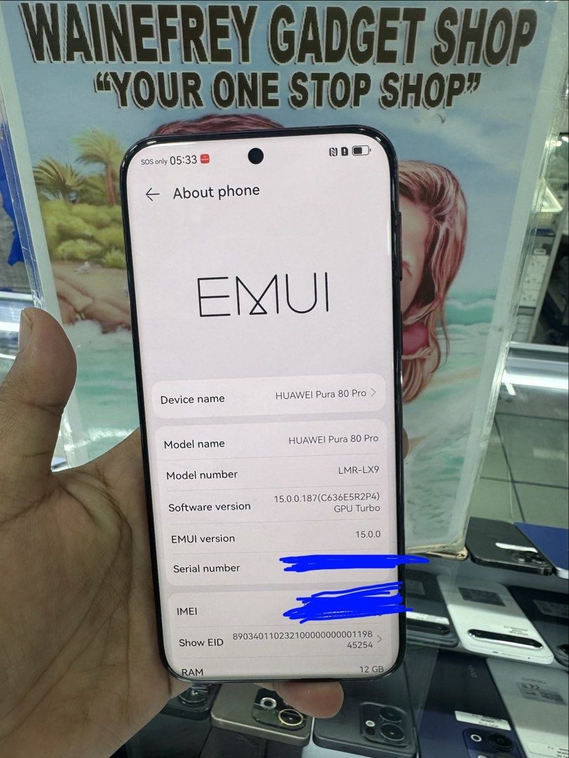 Huawei Pura 80 Pro 512gb (Category: Huawei) located in San Juan City. Submitted by wainefreygadgetshop (Listing ID 1471028040, Image 2). Description: Huawei Pura 80 Pro 12/512 (PLEASE SEARCH MO NALANG FULL SPECS) ALL GOODS AT WORKING NO REPAIR HISTORY NO HIDDEN ISSUE GAMING PHONE PEDE PANG BACK UP PHONE SCREEN TESTED SIGNAL TESTED CAMERA SOBRANG LINAW HONEST ISSUE ILALAGAY SA NOTE KUNG MERON MAN PARA AWARE KA! MAKINIS PEDE SA MAARTE 100% SMOOTH T