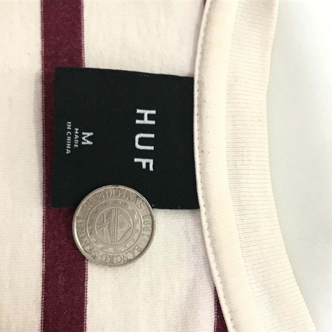 HUF EMBROIDERED STRIPES LONGSLEEVES SHIRT MEDIUM (Category: Tshirts & Polo Shirts ) located in Cavite. Submitted by justthrift06 (Listing ID 1471044942, Image 3). Description: DIMENSION 20X29 GOOD CONDITION SHIPPING NATIONWIDE.