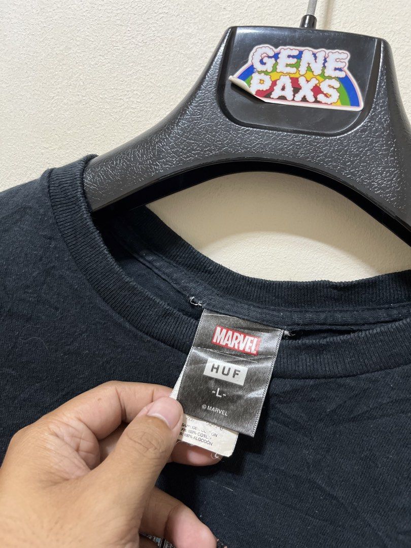 Huf x Marvel (Category: Tshirts & Polo Shirts ) located in Muntinlupa City. Submitted by genepaxs (Listing ID 1471045198, Image 3). Description: Large 22.5 x 29 Excellent Condition Original / Authentic +shipping J&T / JRS / LBC COD Lalamove only Shoppe Check out(soon) For faster transactions i Add me on any of my socials @generayq - FBmain @genepaxs - FBpage/IG .