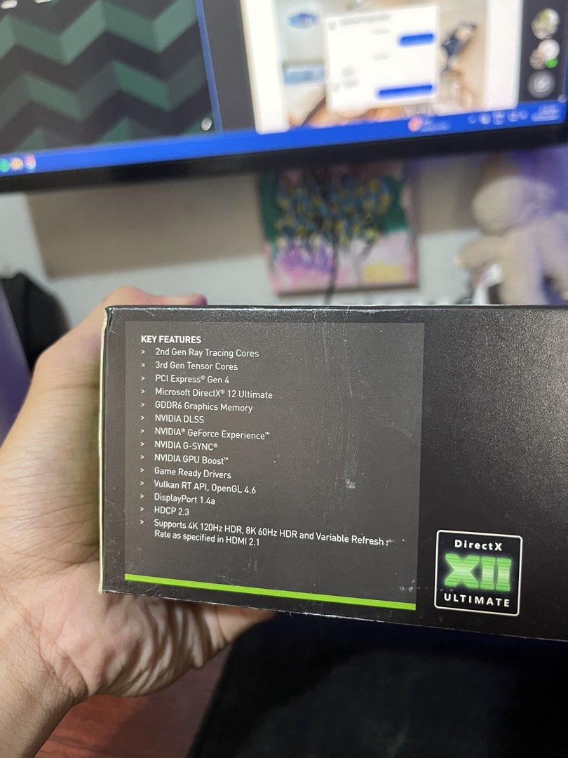 Inno3D GeForce RTX 3050 Twin X2 OC Graphics Card (Category: Computer Parts) located in Manila. Submitted by francolouis (Listing ID 1470992113, Image 2). Description: - Model: Inno3D GeForce RTX 3050 Twin X2 (6GB GDDR6) - Architecture: NVIDIA Ampere with Ray Tracing and DLSS support - Cooling: Dual-fan system for optimal temperatures - Inclusions: Original box with complete specs on the back - Condition: Used, excellent working condition, selling