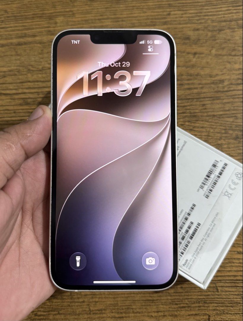 iPhone 14 128GB any sim / openline (Category: iPhone 14 Series) located in Manila. Submitted by noah4short (Listing ID 1471099629, Image 1). Description: For sale ❗️ iPhone 14 128GB Openline Price 19,500 fixed No issue no issue no issue True tone working Face id working 92BH (super kunat ng battery) No history of repair ZP variant/local variant Purchase from apple store Inclusion : orig box same serial with phone and orig charger Dm me for more d