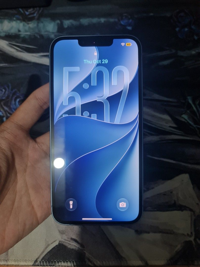 iPhone 14 Blue (Category: iPhone 14 Series) located in Quezon City. Submitted by _jaaiiii (Listing ID 1471073358, Image 2). Description: iPhone 14 128GB 14,500 Pass po sa tatawad pa. PLEASE READ PO AND DO RESEARCH AS WELL. One and only issue: may MDM po siya, came from company meaning bawal po siya i-reformat but can reset all settings and anything except from reformat. So mano-mano po tatanggalin ang files. USA Variant, pull-out from usa meaning