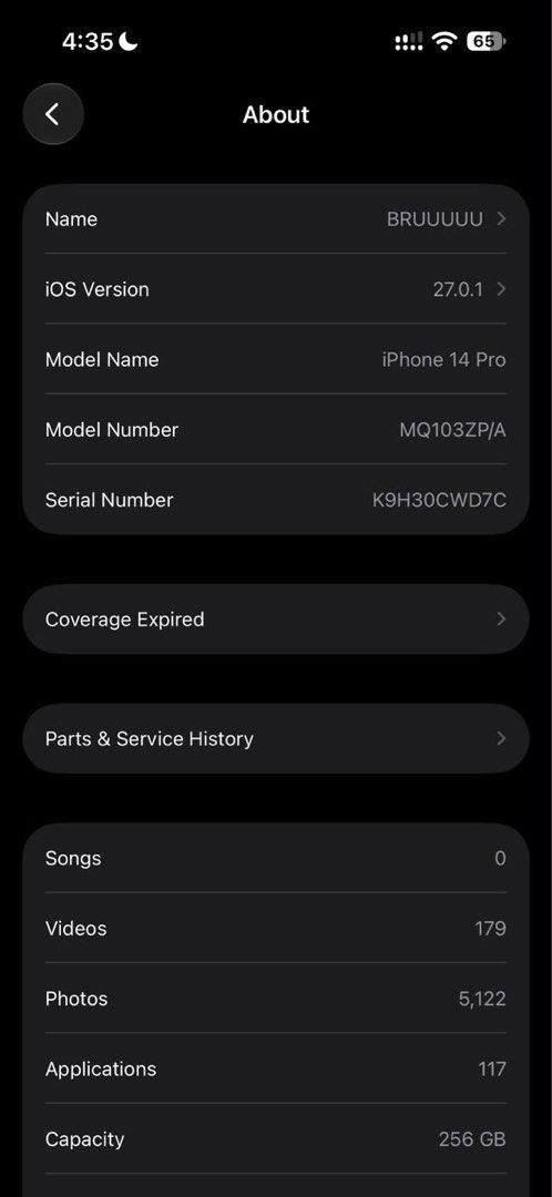 IPHONE 14 PRO (Category: iPhone 14 Series) located in Mandaluyong City. Submitted by libadiam_505 (Listing ID 1471015651, Image 3). Description: - Model: iPhone 14 Pro - Storage: 256GB - Color: Silver - No issue - Reason for selling: Need funds for upgrade - Price negotiable for sure buyers - Meetup available at Taguig City or via shipping.