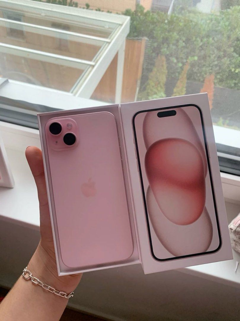 IPHONE 15 128GB (Category: iPhone 15 Series) located in Marikina City. Submitted by wucydel_ (Listing ID 1471030505, Image 1). Description: FOR SALE OR SWAP SA LOWER UNITS ‼️ iPhone 15 128GB — PINK 💗 ₱25,000 non negotiable not rush ✨ • Storage: 128GB • Faceid/Truetone working • Battery Health: 80% • Complete original box • Charger included • Free case and tempered glass • All functions working perfectly ✅ 💯 No issue, all working! 📦 Complete in