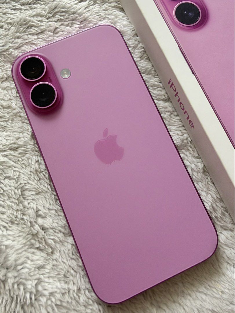 iPhone 16 (Category: iPhone 16 Series) located in Manila. Submitted by tonipatootie (Listing ID 1470962149, Image 2). Description: iPhone 16, 128gb Pink Open line 81% battery health Up to date iOS 27.2 With privacy tempered glass (new) Free 22 phone cases (some still unused) 98% smooth (has super minor scratch on top- check photos attached) No issues! Inclusions: Unit and original box only Location: Sampaloc, Manila.