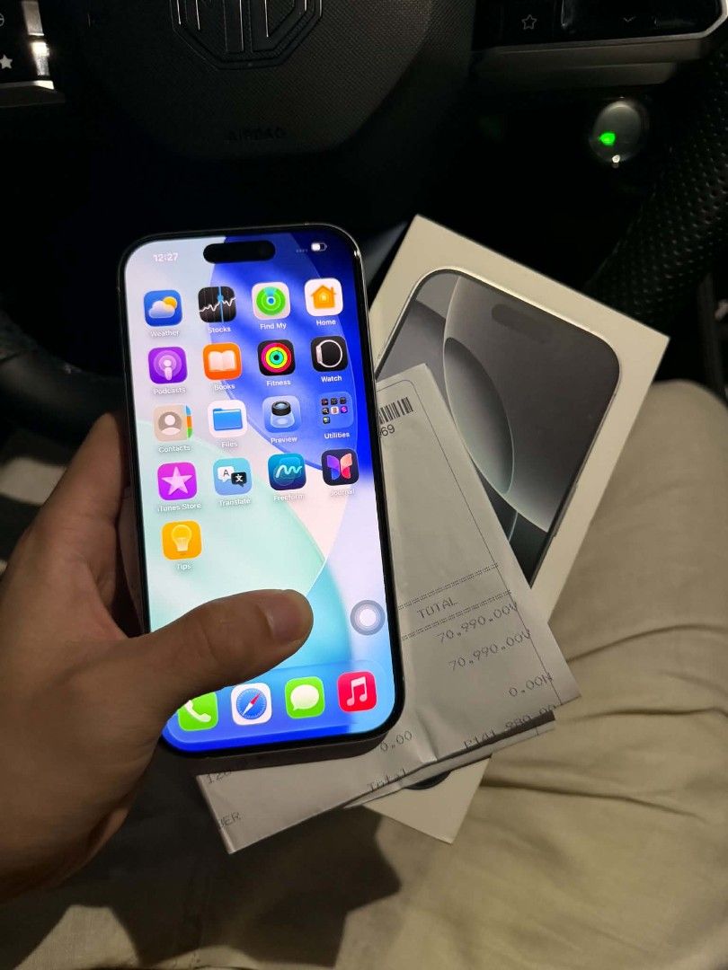 iPhone 16 Pro 128GB Brandnew Condition (Category: iPhone 16 Series) located in Caloocan City. Submitted by _jobert_ (Listing ID 1471022439, Image 2). Description: For Sale/ Swap iPhone 16 Pro 128GB White Brandnew Condition, low ballers will not be entertained. -ZP/A -NTC -87BH -F.U Anysim -NO ISSUE -Lady owned Inclusions Box, Case, Chord, Tempered, Receipt 37k Selling nego Swapping is higher than selling Malabon Location.