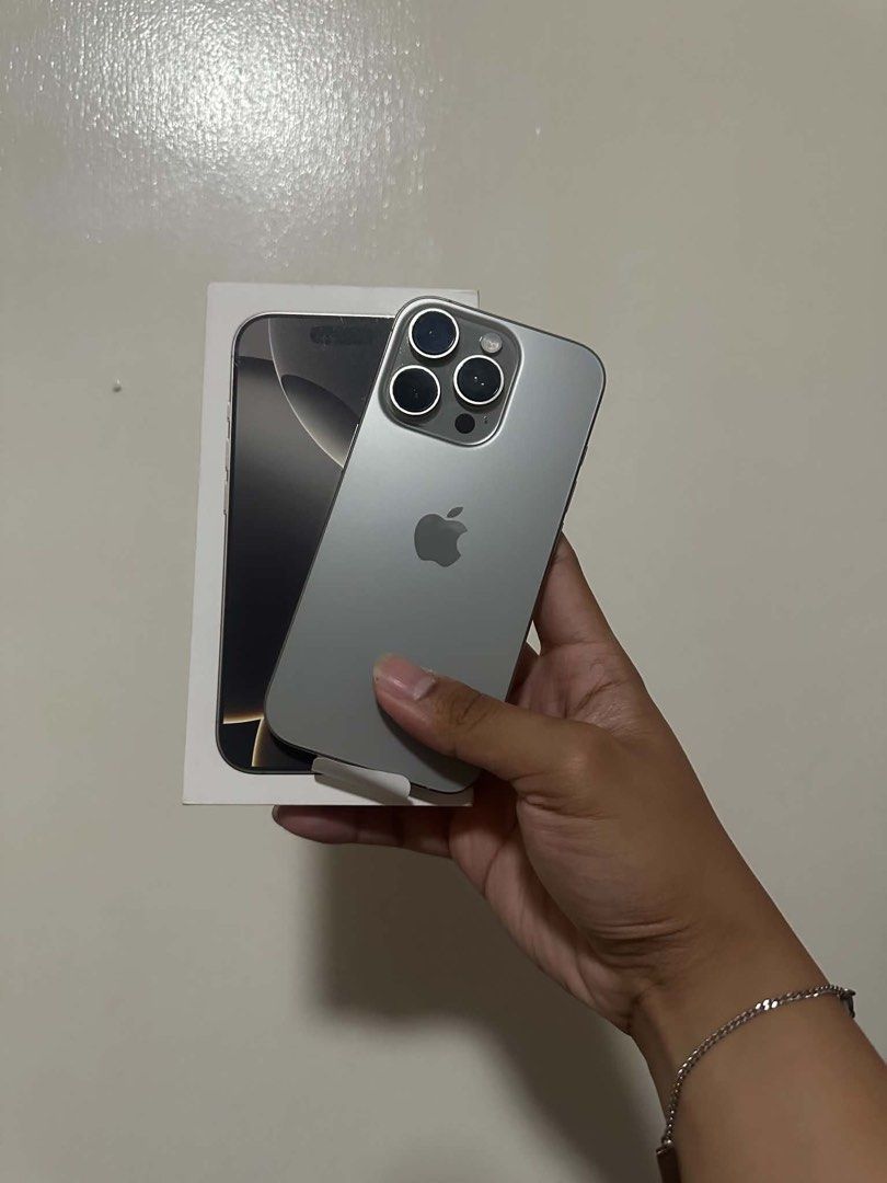 iPhone 16 Pro (Category: iPhone 16 Series) located in Las Pinas. Submitted by kebmolina26116 (Listing ID 1471089928, Image 1). Description: HELPING A FRIEND For sale only 🥶 Selling it for 38,999only ‼️ for pick up only Las Piñas Iphone 16 Pro “ Natural Titanium “ In Pristine Condition ‼️ 128 gb 81% Battery health ( original/not replaced/not boosted ) No history of repair/replacements Face ID working Factory Unlocked NTC Approved ( ZP/A Variant )