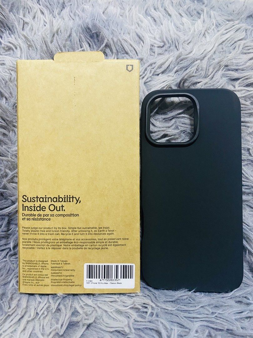 Iphone 16 Pro Max (Category: Cases & Sleeves) located in Antipolo. Submitted by 3shaqd (Listing ID 1470995623, Image 3). Description: HARD CASE Brand: Rhinoshield Color: Black Unit: Iphone 16 Pro Max Comes in original packaging 📍 Antipolo City 💰 Unionbank / GoTyme 🛵 Lalamove c/o buyer .