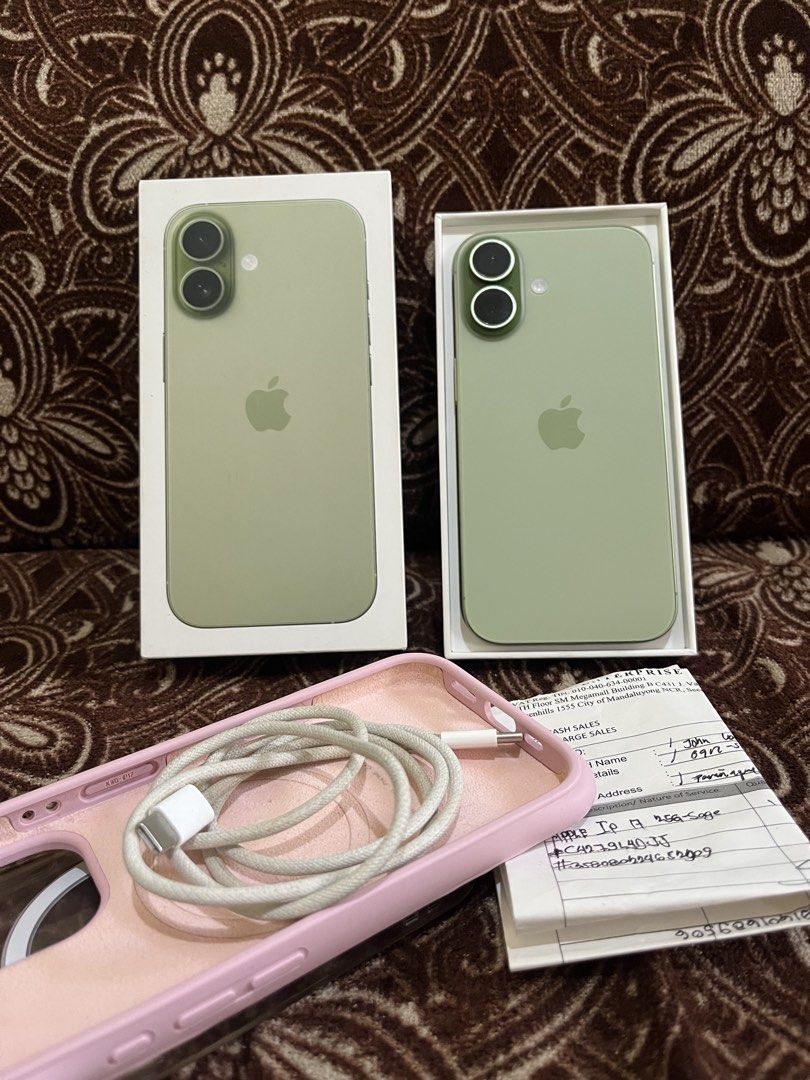 iPhone 17 256GB Sage NTC Complete with Receipt 90 Cycle Count only (Category: iPhone 17 Series) located in Valenzuela. Submitted by pjwongme (Listing ID 1470935385, Image 1). Description: 𝗙𝗢𝗥 𝗦𝗔𝗟𝗘 / 𝗦𝗪𝗔𝗣 𝗜𝗣𝗛𝗢𝗡𝗘 𝟭𝟳 𝟮𝟱𝟲𝗚𝗕 𝗦𝗔𝗚𝗘 ₱𝟰𝟱,𝟱𝟬𝟬 — 𝗡𝗘𝗚𝗢𝗧𝗜𝗔𝗕𝗟𝗘 𝟭𝟬𝟬% 𝗕𝗔𝗧𝗧𝗘𝗥𝗬 𝗛𝗘𝗔𝗟𝗧𝗛 | 𝟵𝟬 𝗖𝗬𝗖𝗟𝗘 𝗖𝗢𝗨𝗡𝗧 𝗨𝗡𝗜𝗧 𝗗𝗘𝗧𝗔𝗜𝗟𝗦 • NTC Approved • Factory Unlocked (Any SIM) • Local Release X/A Variant 