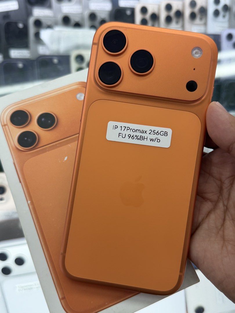 iPhone 17 PROMAX NTC FU 96%BH COMPLETE (Category: iPhone 17 Series) located in Manila. Submitted by ram-gadget-shop (Listing ID 1471084728, Image 1). Description: 📍 GREENHILLS SHOPPING CENTER 🔥 RUSH RUSH RUSH SALE! 🔥 📱 iPHONES & ANDROID PHONES FOR SALE & SWAPPING! ✨ ✅ Smooth & Fast Performance ✅ Slightly Used / Well-Maintained Units ✅ Reset to Factory Settings ✅ No Hidden Issues ✅ Free Unit Checking ✅ With Warranty 🎁 FREEBIES INCLUDED: ✅ Pho