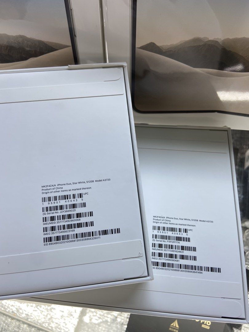 Iphone Duo 512gb (Category: iPhone Duo Series) located in San Juan City. Submitted by rodelmarllemit (Listing ID 1470992592, Image 2). Description: Brand new Iphone Duo Rom: 512gb Color: Star White Mode of Payment: •Cash •Bank Transfer •GCash & Maya Installment: •Credit Card •Ggives •Cash on Delivery •Shipping •Meet Up •Trade In You can visit our Physical store in Stall number Y-13 Aquarium Greenhills Mall.