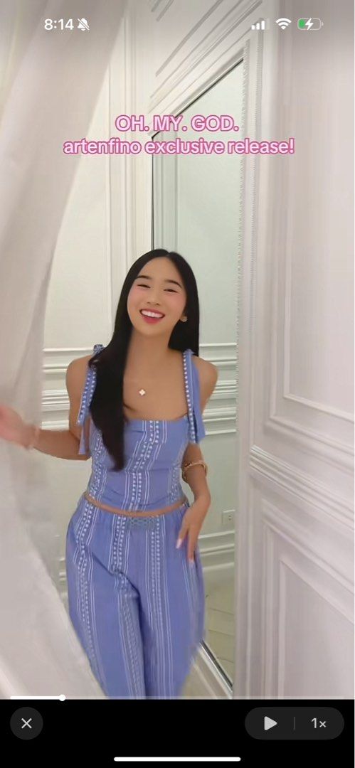 Isa the Label Limited Edition Blue Lounge Set (Category: Sets or Coordinates) located in Manila. Submitted by lililianne (Listing ID 1471051920, Image 2). Description: Size M-L, but can fit small since sizing runs small! Got this set for 3k in a pop-up, but price is still negotiable!! The cutest set for going out to cafe dates and late night dinners☕️💐 Loc: Cavite or Sampaloc RFS: Decluttering MOP💵: Gcash/BDO MOD🛵: Lalamove (around Metro Manil
