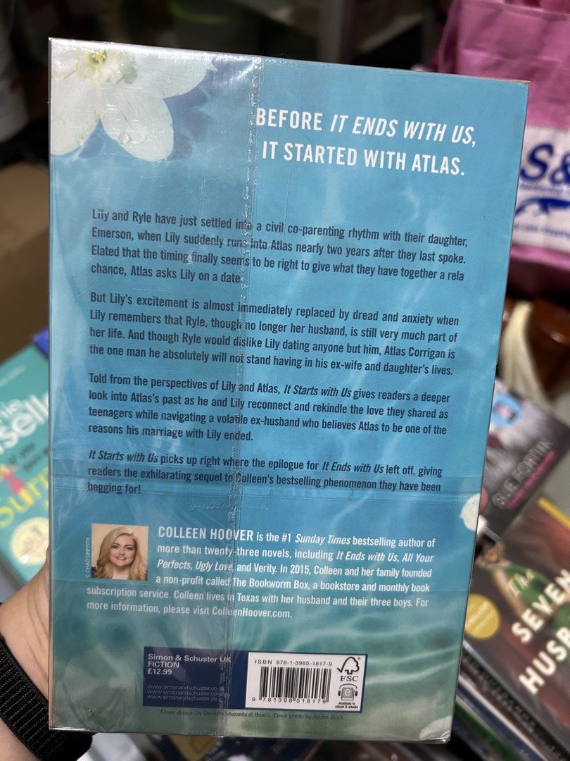 It Starts With Us by Colleen Hoover (Category: Storybooks) located in San Pedro. Submitted by hyunmiso (Listing ID 1470934177, Image 2). Description: brand new, resealed payment first, no COD 🧾 mop: bpi, maribank, gotyme 🚛 mod: lalamove, j&t, lbc 📍muntinlupa.