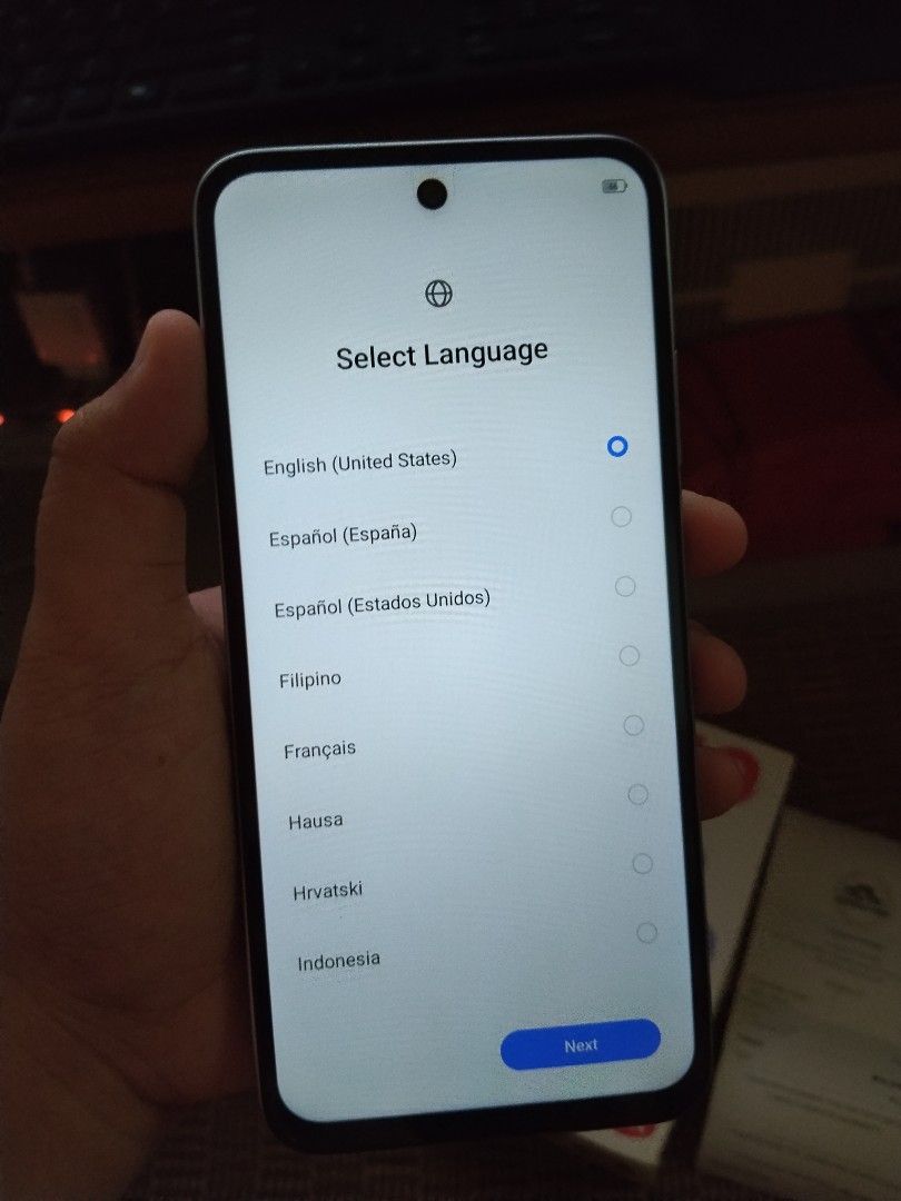 Itel P70 4/256gb (Category: Android Others) located in Rizal. Submitted by maye1997 (Listing ID 1471080492, Image 2). Description: - Brand/Model: Itel P70 - Storage: 4GB RAM + 256GB ROM - Battery: 6000mAh long-lasting battery - Color: Sleek silver-green - Condition: Excellent, like new (opened and tested only) - Inclusions: Complete set with original box, charger, cable, protective case, and store order slip/receipt - Meetup Location: SM Taytay.