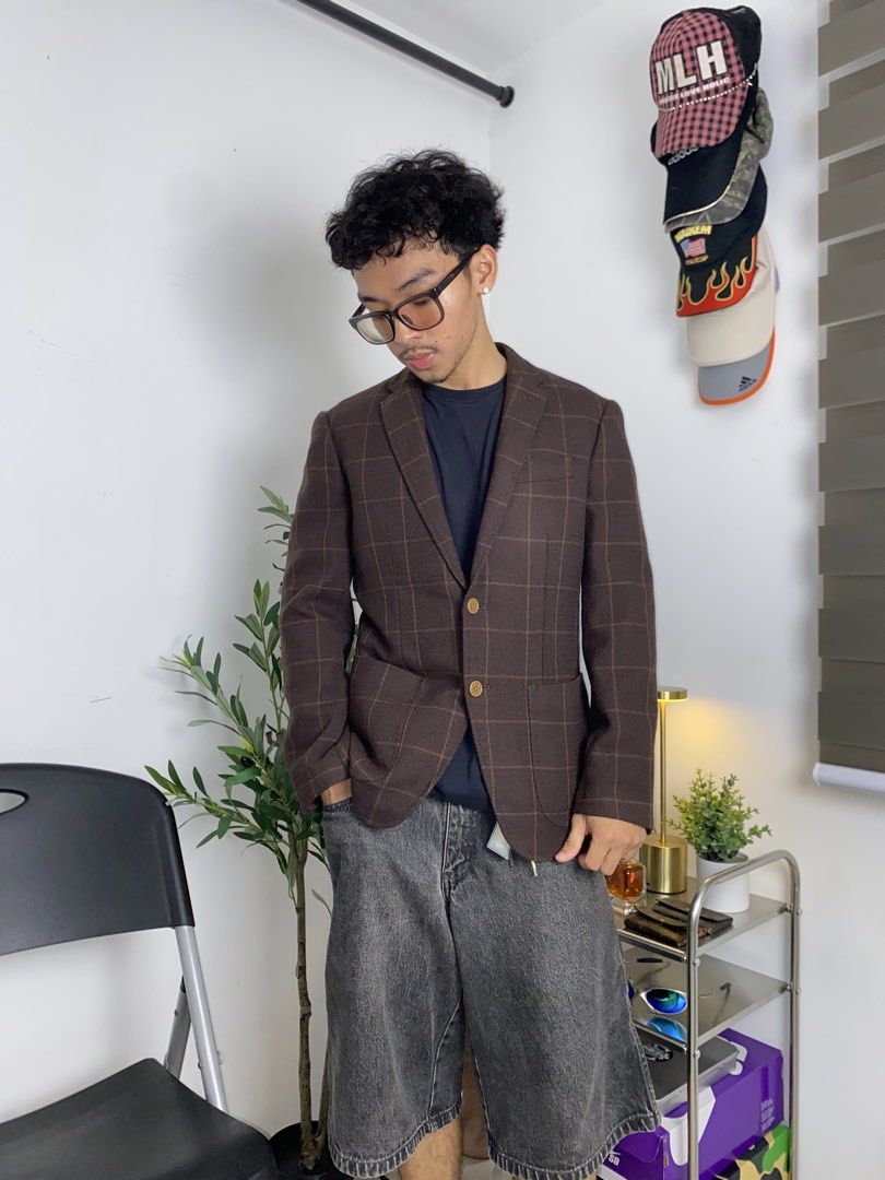 ‘Japan Takeo Kikuchi Wool Blazer Jacket’ (Category: Coats, Jackets and Outerwear) located in Calamba. Submitted by dreality. (Listing ID 1471055800, Image 1). Description: ‘Japan Takeo Kikuchi Wool Blazer Jacket’ Width: 19 | Length: 27 Size on Tag: 2 (Medium) ・ Like new condition! ・ Color rate: 10/10 ・ Flaw: NONE! 🔖 ON SALE: ₱550 ONLY!.