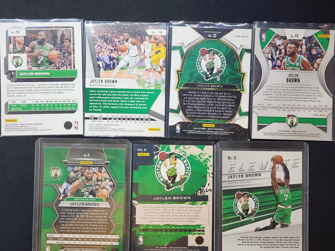 Jaylen Brown Lot (Category: Card Packs) located in Manila. Submitted by kg613 (Listing ID 1470997516, Image 2). Description: jaylen bron lot 7pcs nba card.