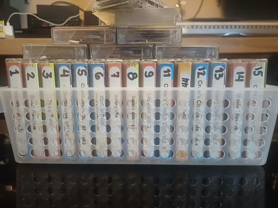 Jollibee Cassettes (Category: CDs & DVDs) located in San Pedro. Submitted by autopwner (Listing ID 1471068461, Image 3). Description: 42 tapes in this collection Assorted songs from various artists, played as in store music. Sourced from former Jollibee Metropolis Condition is as is, some have been tested to work..