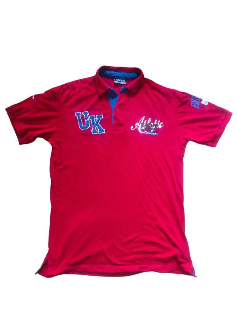 Kappa Red UK Athletic Polo Shirt Medium (Category: Tshirts & Polo Shirts ) located in Antipolo. Submitted by rekreek11 (Listing ID 1470970840, Image 1). Description: ‎Pleaseeee Readdd First ‼️‼️ ‎ ‎Dimes (inches) ‎W: 17 ‎L: 25 ‎ ‎ ‎check my other listings for more items ‎ ‎All Items are either off/authentic ‎All items are either preloved/thrifted ‎All issues are included in the picture ‎Manage your expectations ‎ ‎Note before buying: ‎- no cod, p