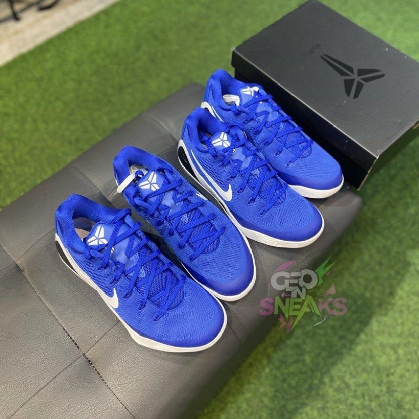 KB IX EM PROTRO “Royal Blue” Size 10.5M US (Category: Sneakers) located in Davao. Submitted by geonsneaks (Listing ID 1470995456, Image 2). Description: RESTOCK ALERT!🚨🔥 LIMITED SIZES ONLY‼️ The hard-to-find colorway is back. #Kobe 9 Proto Low “Royal Blue” Size 10.5M US ₱11,999 #kobe9 #mambamentality #basketballsneakers #geonsneaks.