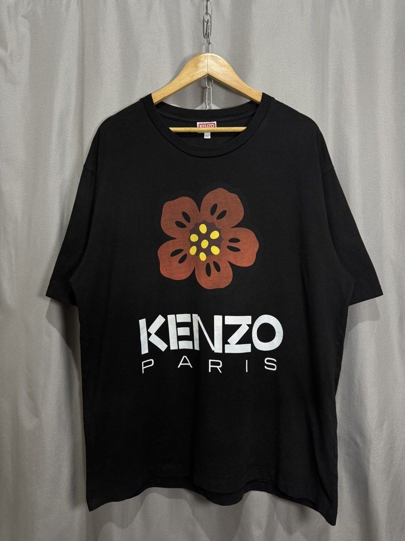 Kenzo Boke Flower Tee (Category: Tshirts & Polo Shirts ) located in Meycauayan. Submitted by itstimothrifts (Listing ID 1471009454, Image 2). Description: Kenzo Boke Flower Tee Excellent Condition W/ minos issue (see last pics) XXL on tag W 24.5 L 31.5 .