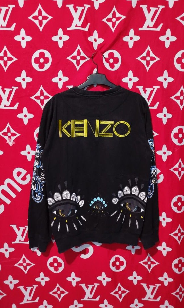 KENZO SWEATSHIRT EMBROIDERED (Category: Longsleeves) located in Manila. Submitted by real_rnt01 (Listing ID 1471067616, Image 2). Description: KENZO EMBROIDERY LOGO GOOD CONDITION DIMES 27/21 COLOR RATE 9.5/10 NO ISSUE ❌❌ LOC NOVALICHES QC AREA 📥📩📥 1K.