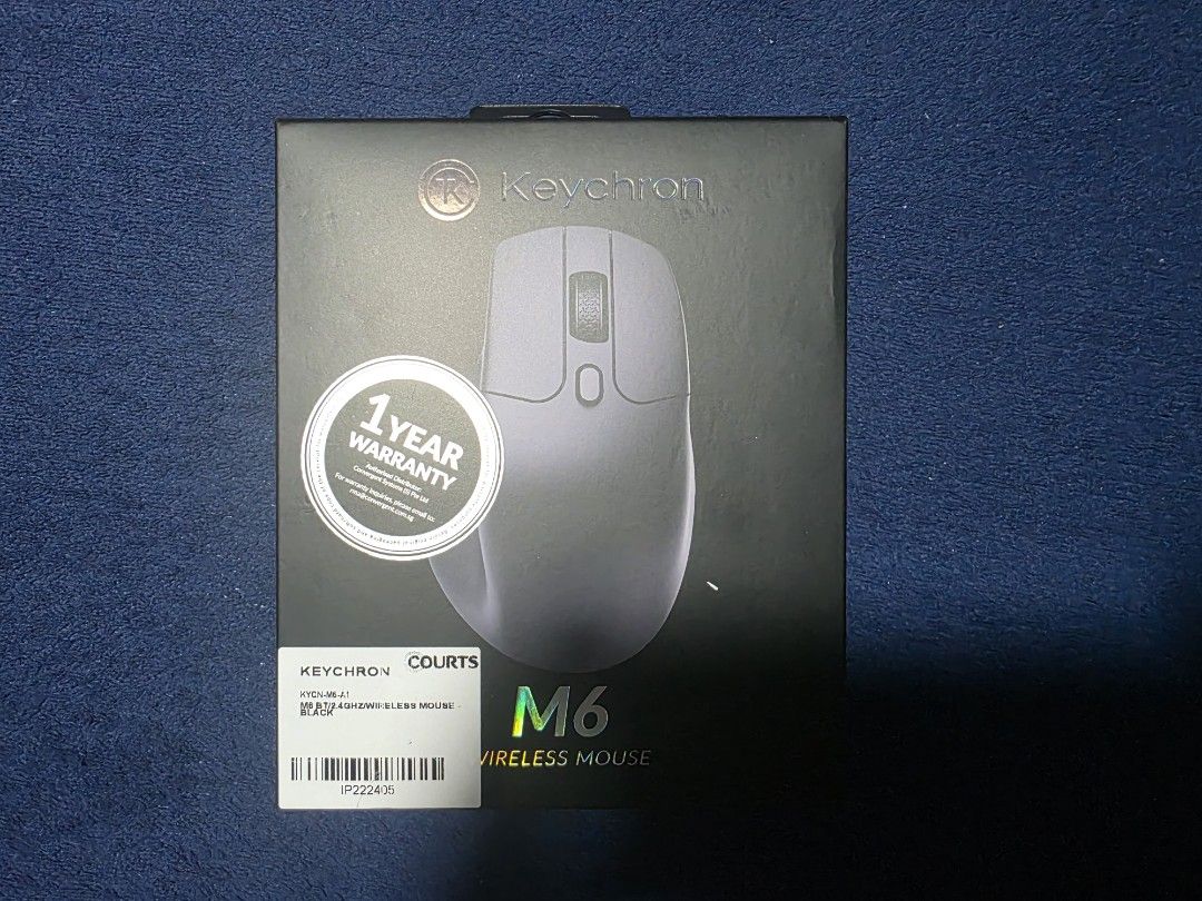 Computer For Mouse Keychron M6 Wireless Mouse Black, Computers & Tech, Parts & Accessories ...