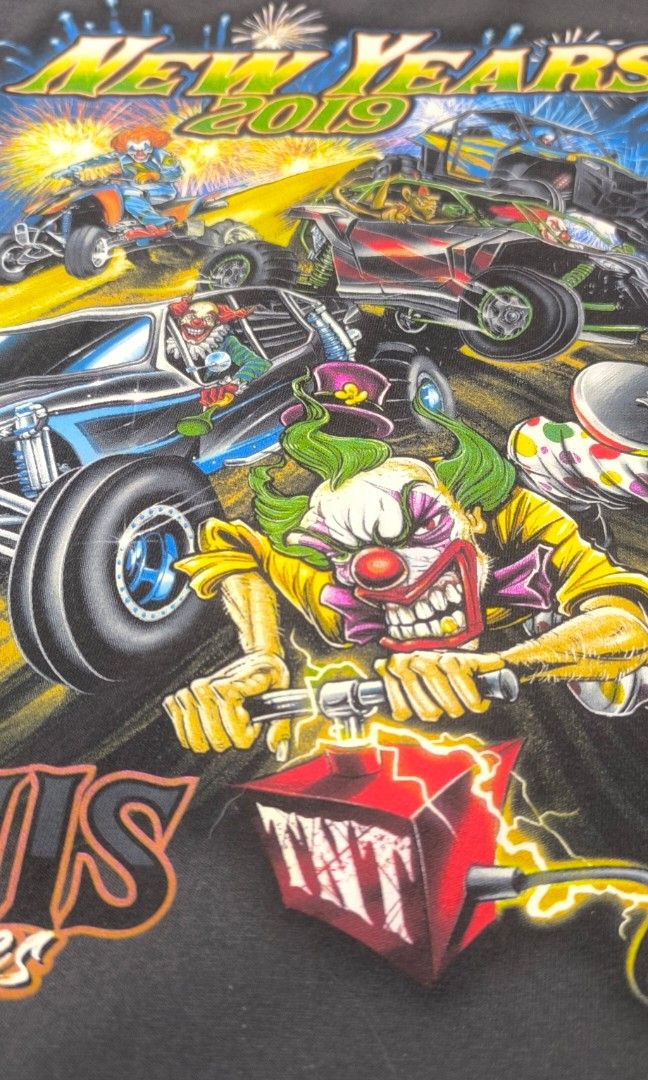 KILLER CLOWNS GLAMIS 2019 (Category: Tshirts & Polo Shirts ) located in Dumaguete. Submitted by nostaldripph (Listing ID 1470932853, Image 1). Description: ALSTYLE TAG 21*31 MINOR HAIRLINES, GOOD FADE.