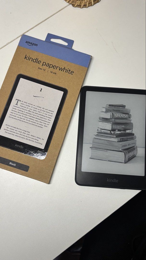 Kindle Paperwhite 12th Edition | 16GB (Category: E-Readers) located in Bocaue. Submitted by parsimonybysf (Listing ID 1471058770, Image 1). Description: for sale Kindle Paperwhite | 12th Gen | 16gb - complete inclusions (box and charger) - with case and popsocket - with screen protector - ad free (paid for it to be removed) no issues, seldom used lang.