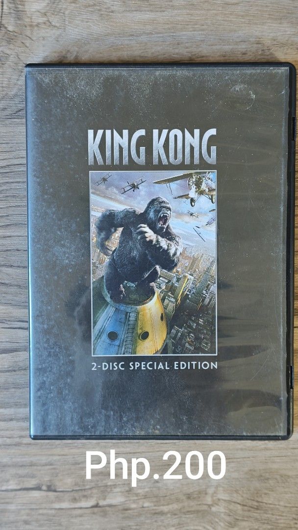 King Kong 2-Disc Special Edition DVD (Category: CDs & DVDs) located in Cabuyao City. Submitted by stchristian (Listing ID 1471115612, Image 1). Description: - 2-Disc Special Edition DVD set featuring the main movie and bonus features - Complete with original inserts and promotional coupons.