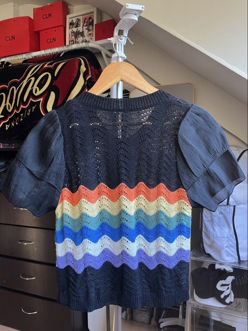 knitted top (Category: Blouses) located in Tayug. Submitted by thriftyshady_ (Listing ID 1471038344, Image 2). Description: .