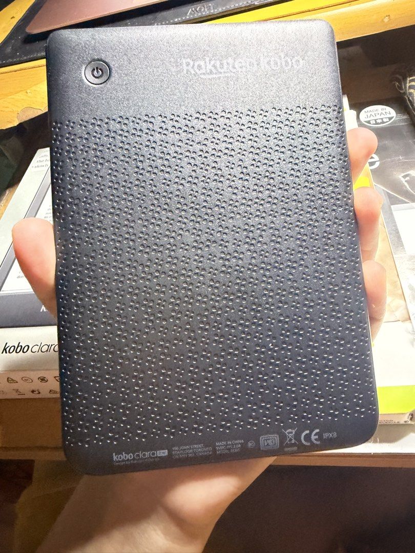 Kobo Clara BW (Category: E-Readers) located in Antipolo. Submitted by polathegreat. (Listing ID 1471077330, Image 2). Description: 💛Price: 12000 FIXED💛 Unit: Kobo Clara BW (sold as set only) Inclusions: - charging cable -Installed sp WITH Extra 1 (digio) - Original Rakuten Kobo Flip Case (unused) - generic case and pouch - neon yellow strapsicles (once or twice use only) Country of purchase: Amazon JP Ads : No Ads Condition: NO FLAWS Refurbishe