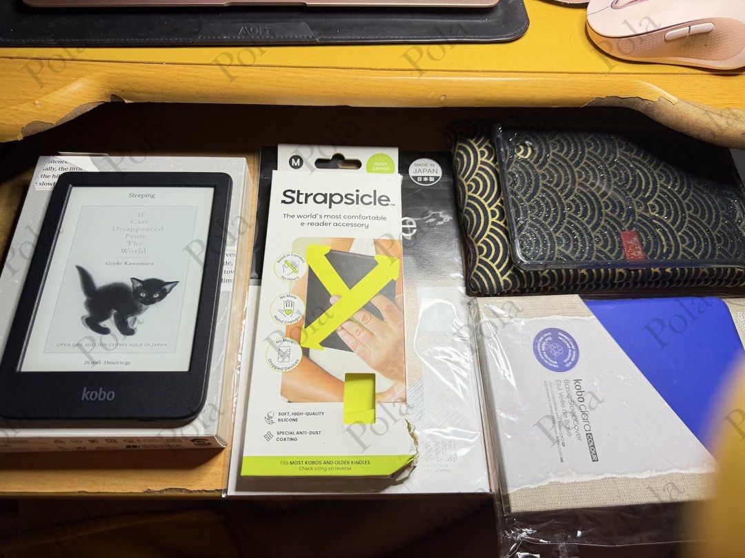 Kobo Clara BW (Category: E-Readers) located in Antipolo. Submitted by polathegreat. (Listing ID 1471077330, Image 1). Description: 💛Price: 12000 FIXED💛 Unit: Kobo Clara BW (sold as set only) Inclusions: - charging cable -Installed sp WITH Extra 1 (digio) - Original Rakuten Kobo Flip Case (unused) - generic case and pouch - neon yellow strapsicles (once or twice use only) Country of purchase: Amazon JP Ads : No Ads Condition: NO FLAWS Refurbishe