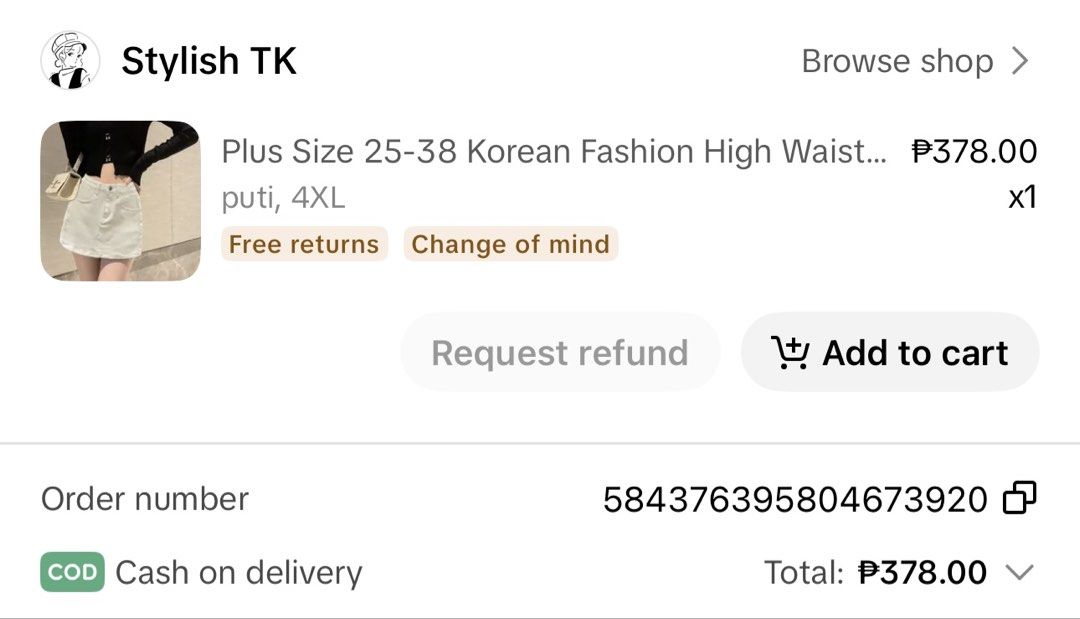 Korean Skort Plus Size (Category: Skirts) located in Pasig City. Submitted by prel0vedbysea (Listing ID 1470955003, Image 3). Description: Never been worn! — decluttering — for plus size — bought for P378.