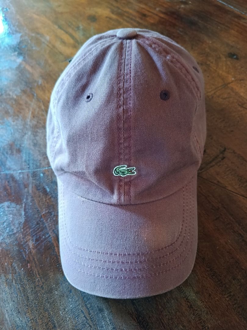 LACOSTE Authentic Legit cap balikbayan box from USA!!! (Category: Caps & Hats) located in Dimiao. Submitted by knsclothingapparel_2025 (Listing ID 1470965648, Image 1). Description: #Lacoste Authentic #USA Origin of Goods #leather Buckle #Complete tags #Sign of usage minimal fadings #Over all goods #balikbayan box.