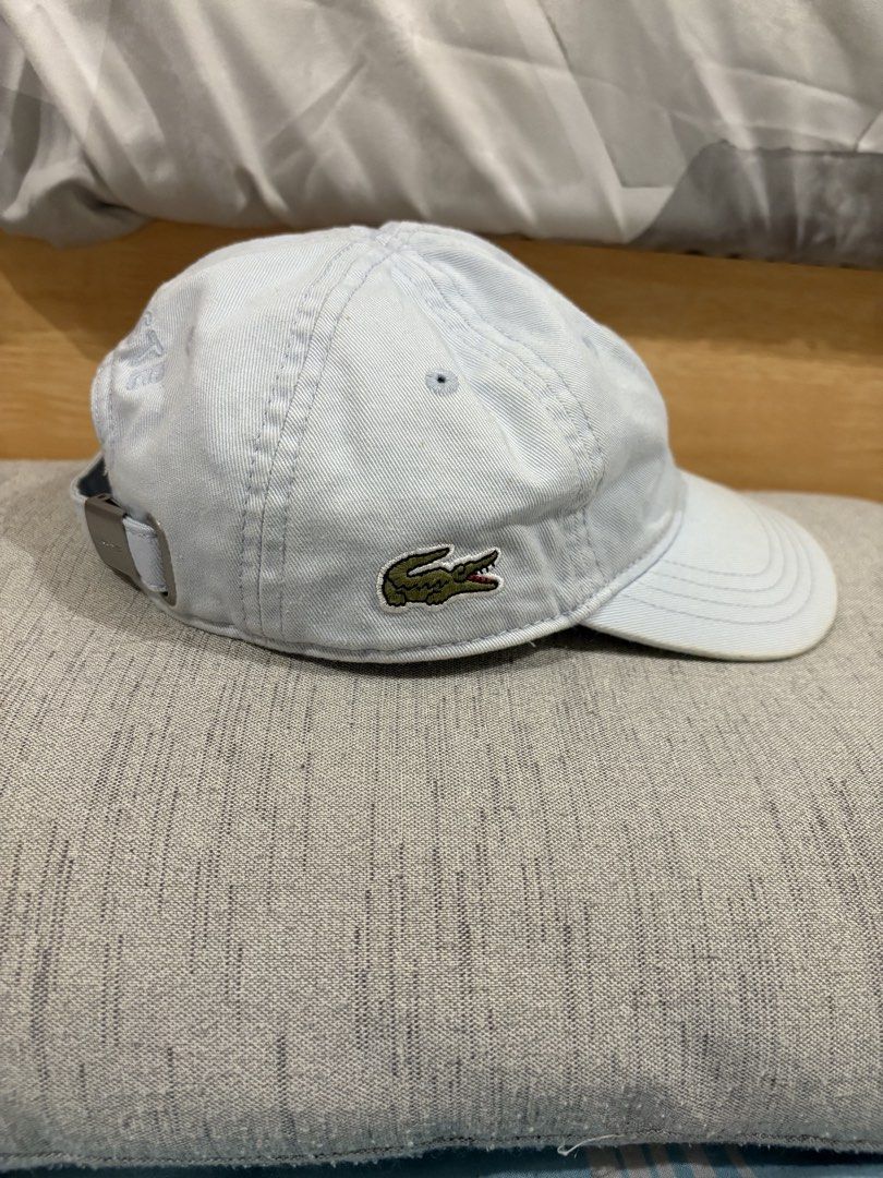 Lacoste cap (Category: Babies & Kids Fashion) located in Mandaluyong City. Submitted by kchloe__ (Listing ID 1471049445, Image 1). Description: Original Lacoste cap. US bought, color light blue .