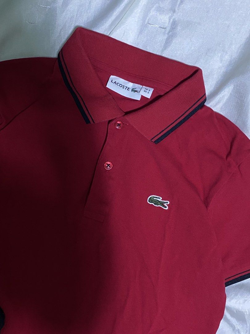 Lacoste collard top (Category: Blouses) located in Baguio. Submitted by athenagem2600 (Listing ID 1471072419, Image 2). Description: .