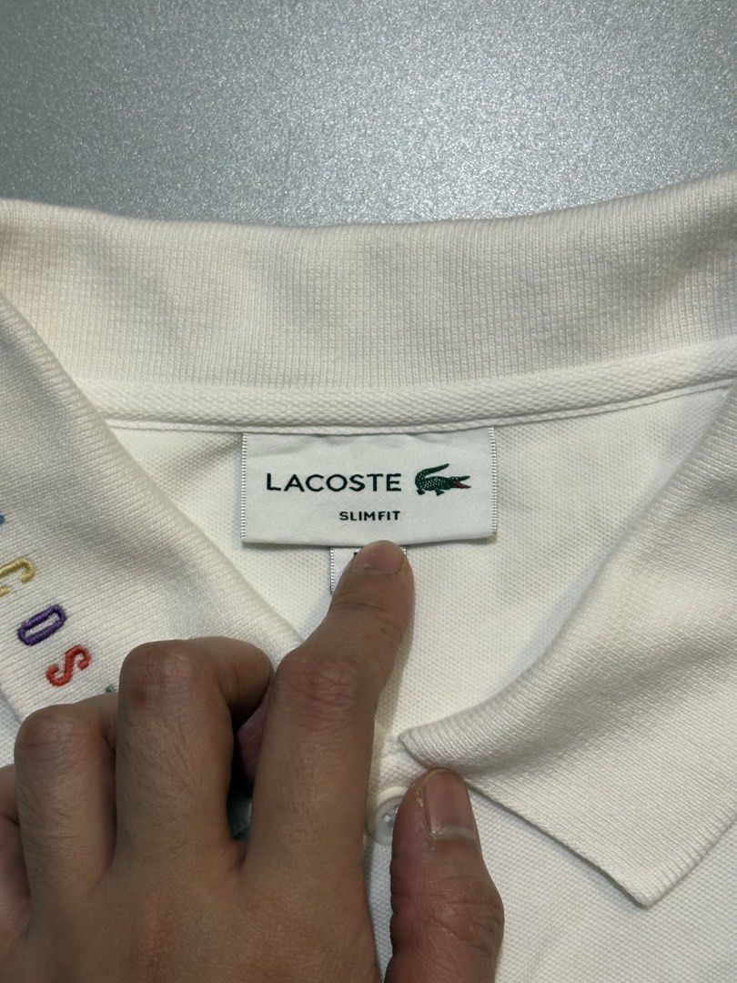 Lacoste Polo shirt (Category: Tshirts & Polo Shirts ) located in Caloocan City. Submitted by thlyn (Listing ID 1470995212, Image 3). Description: As new condition Size 5 .