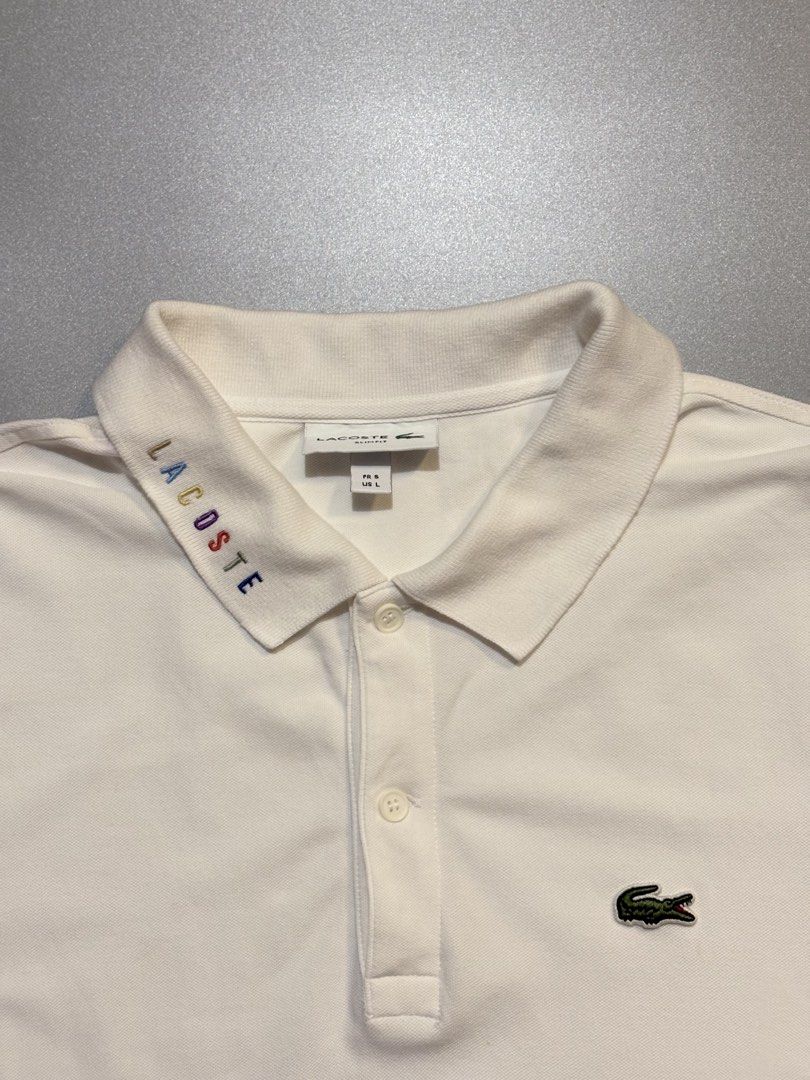 Lacoste Polo shirt (Category: Tshirts & Polo Shirts ) located in Caloocan City. Submitted by thlyn (Listing ID 1470995212, Image 2). Description: As new condition Size 5 .