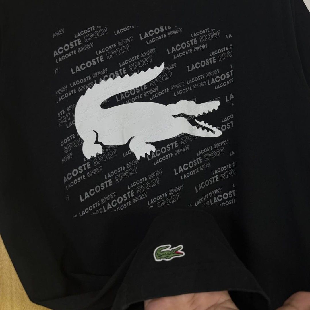 LACOSTE SPORT (Category: Tshirts & Polo Shirts ) located in Manila. Submitted by hiddengems1602 (Listing ID 1471021608, Image 2). Description: Size M on tag Dimensions: 21x30 Color Rate: 9.5/10 Excellent Condition Issue: None.