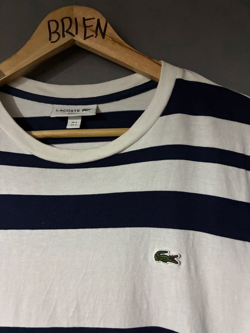 Lacoste tshirt (Category: Tshirts & Polo Shirts ) located in Bacolod City. Submitted by thysecond2.fresh (Listing ID 1471040555, Image 2). Description: Dimes: 17.5 x 25.5 Color rate: 9.5/10 No issue.