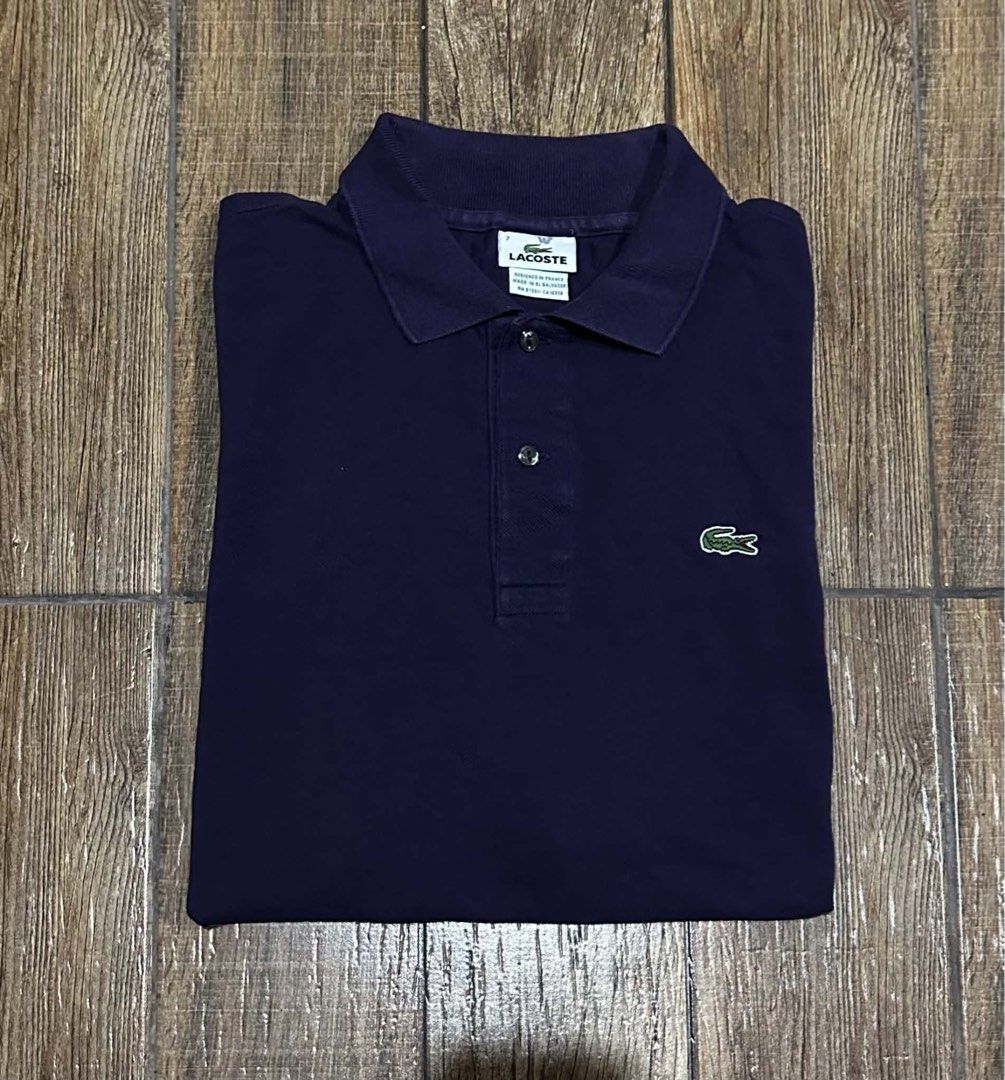 LACOSTE VIOLET FOR BIG BOYS (Category: Tshirts & Polo Shirts ) located in Manila. Submitted by urban-vintage_2 (Listing ID 1471075541, Image 2). Description: ISSUE: NONE ( NEED WASH ) MOP :GCASH ( NO COD ) SHIP VIA : LALAMOVE & J&T LOCATION : PASIG CITY LENGTH : 31 WIDTH : 27 .