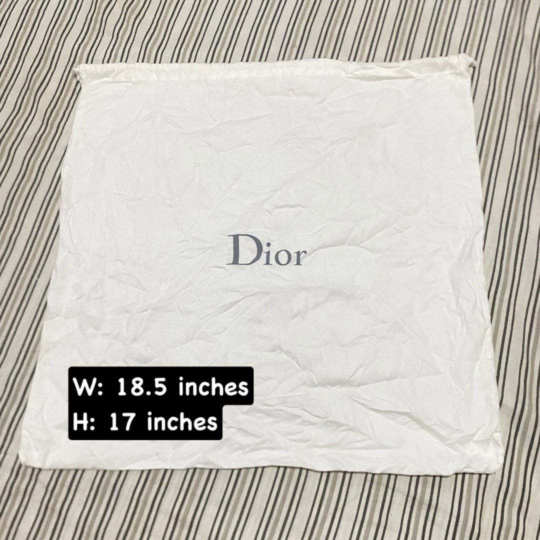 Large Dior Dust Bag (Category: Purses & Pouches) located in Cagayan de Oro. Submitted by authenticdustbags.ph (Listing ID 1471043053, Image 1). Description: .