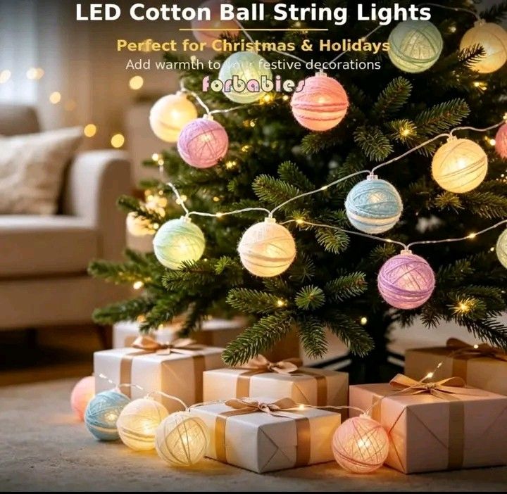 LED Cotton Ball String Lights (Category: Announcements) located in Quezon City. Submitted by anghies_shop (Listing ID 1470932195, Image 1). Description: .