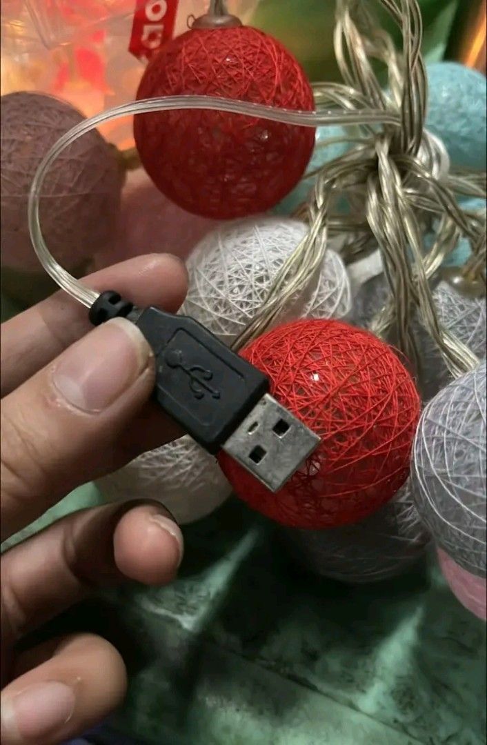 LED Cotton Ball String Lights (Category: Announcements) located in Quezon City. Submitted by anghies_shop (Listing ID 1470932195, Image 2). Description: .