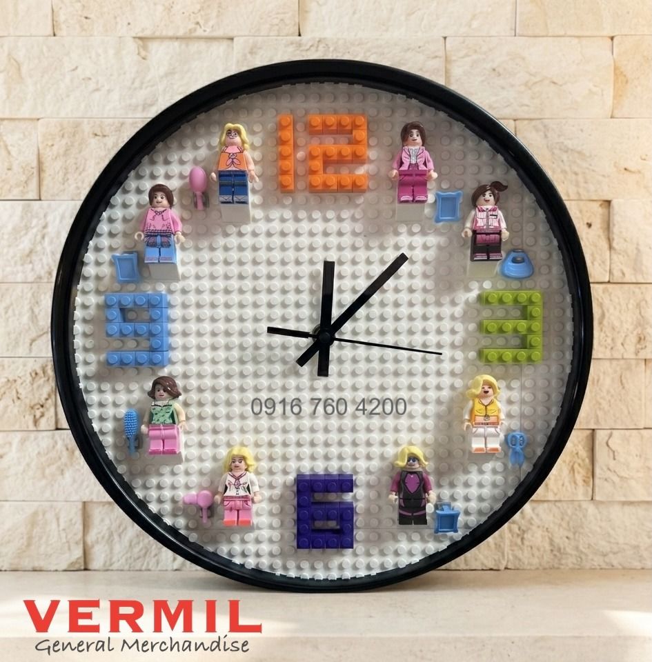 Lego Wall Clock | Princess/Girl (Category: Clocks) located in Manila. Submitted by allanmil (Listing ID 1470985171, Image 1). Description: LEGO WALL CLOCK 🎁 Princess /Girl 🎁 Silent sweep second movement 🎁 Black frame 🎁 Size: 30cm (12in) . EARLY BIRD PRICE: ₱1,350 🎁 🎁 FREE GIFT WRAPPING FOR CHRISTMAS 🎁 🎁 . ▶ 📍PHYSICAL STORE located in Sampaloc, Manila (near UST) ▶ Delivery via Lalamove/Grab (c/o buyer) ▶ COD via Lalamove's Purchase Servic