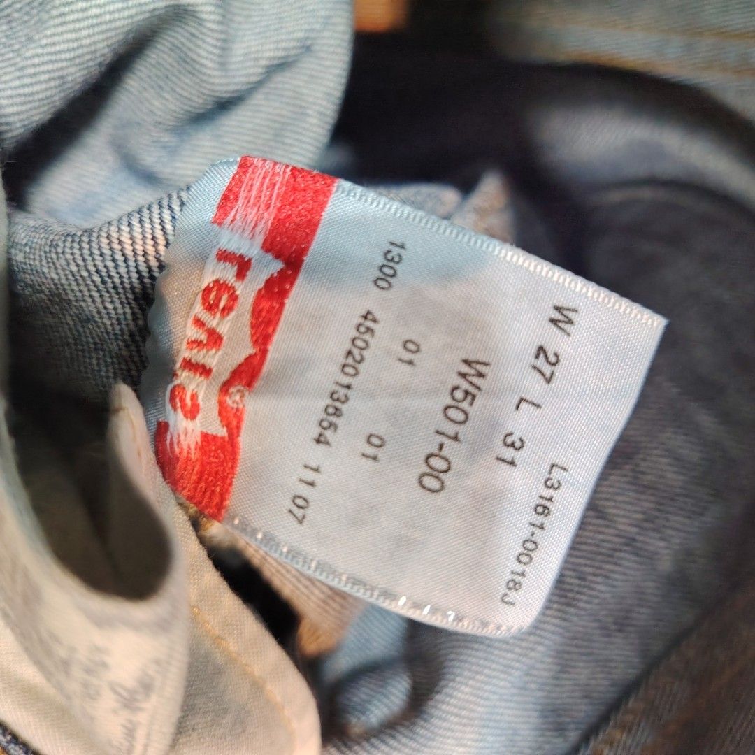 Levis 501 (Category: Jeans) located in Leyte. Submitted by thrift_by_nblza (Listing ID 1471085988, Image 3). Description: Levis 501 Size 27 Letite Check photos for dimension No issue as new almost brand new.
