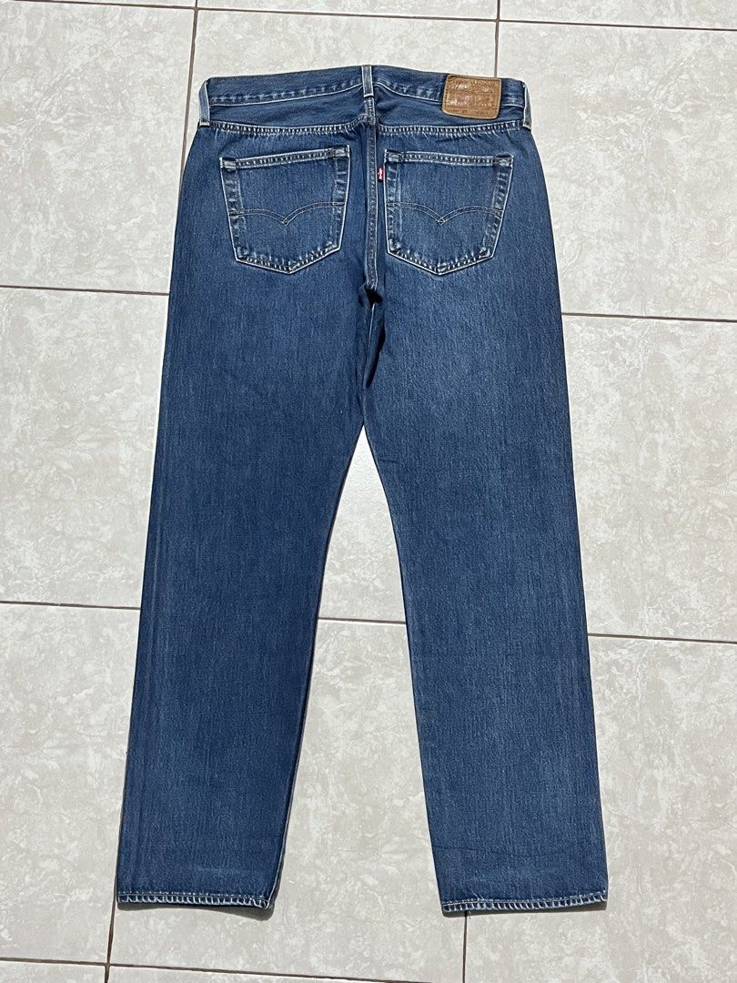 Levi’s 501 ST Premium Big E Selvedge (Category: Jeans) located in Manila. Submitted by nycts (Listing ID 1470935231, Image 3). Description: Levi’s 501 ST Premium Big E Selvedge Size 34 Length 41 Hem 7.5 Lightly used With factory intentional fade Product color may slightly vary due to photographic lighting‼️ Courier: J&T Mode of payment: Gcash / PayMaya / Gotyme Direct message if interested 📩.