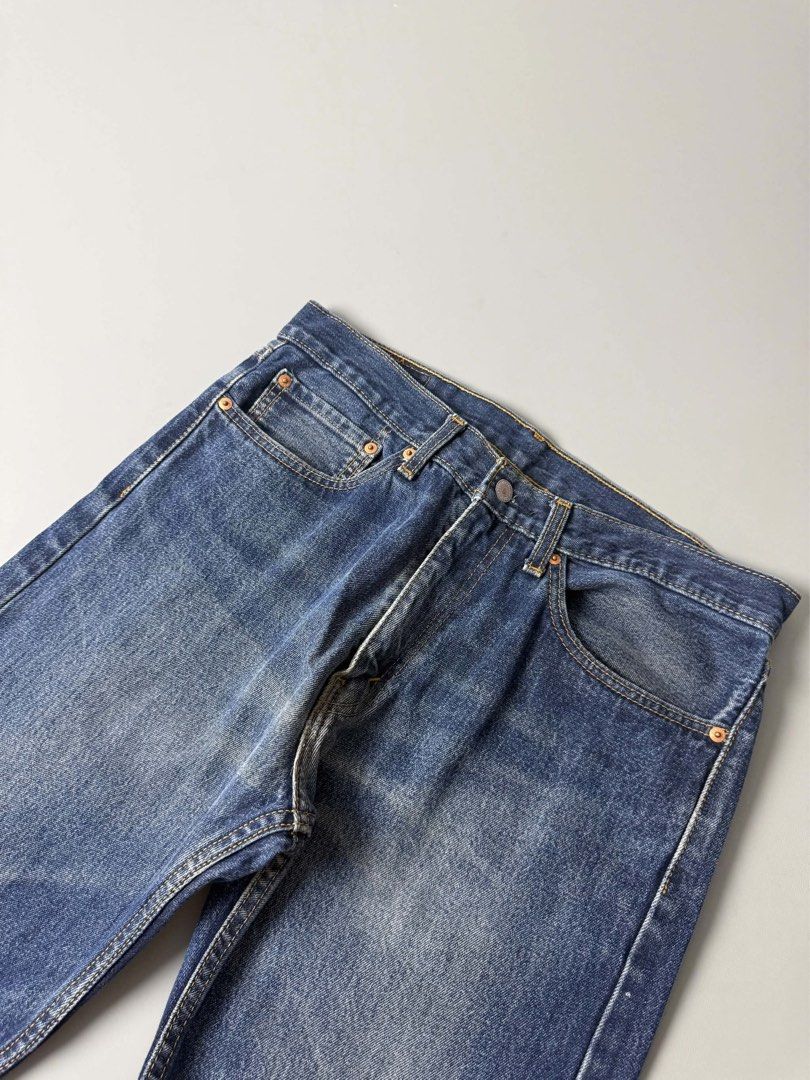 LEVI’S 505 BLUE DENIM JEANS (Category: Jeans) located in Guagua. Submitted by sweetboyy (Listing ID 1471028173, Image 2). Description: LEVI’S 505 BLUE DENIM JEANS EXCELLENT CONDITION SIZE 34 ON TAG DIMES: WAISTLINE 34-35 / LENGTH 38 / LEG OPENING 8.