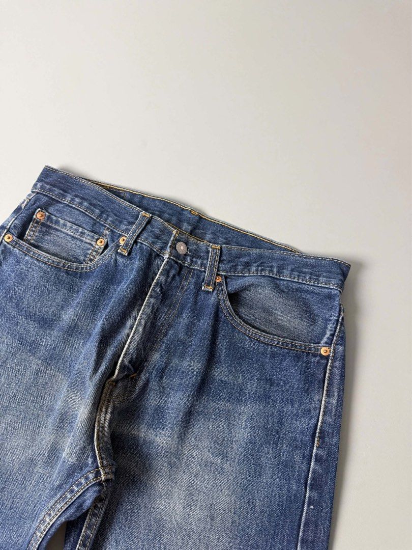 LEVI’S 505 BLUE DENIM JEANS (Category: Jeans) located in Guagua. Submitted by sweetboyy (Listing ID 1471028173, Image 3). Description: LEVI’S 505 BLUE DENIM JEANS EXCELLENT CONDITION SIZE 34 ON TAG DIMES: WAISTLINE 34-35 / LENGTH 38 / LEG OPENING 8.