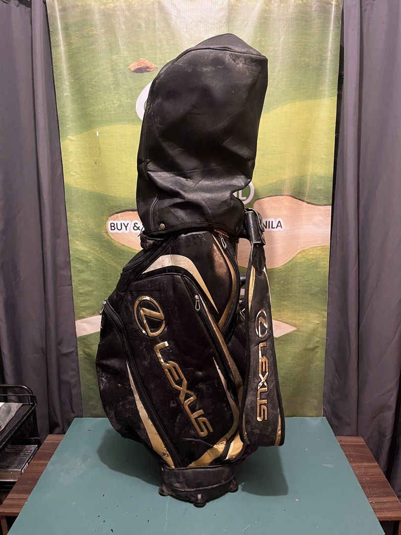 Lexus Golf Cart Bag (Category: Golf) located in Manila. Submitted by hole19mnl (Listing ID 1470984164, Image 3). Description: Lexus Golf Cart Bag 5 Way Divider *Issue in the last picture*.